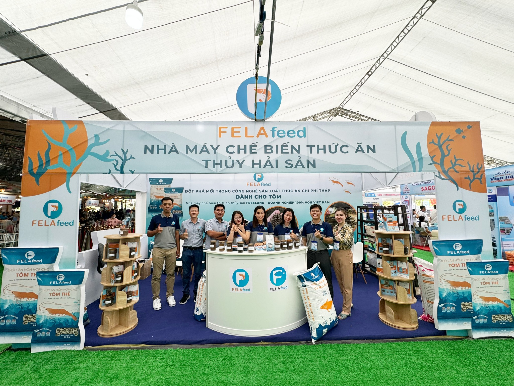 Nhà máy FELAfeed tại hội chợ triển lãm FESTIVAL TÔM 2023