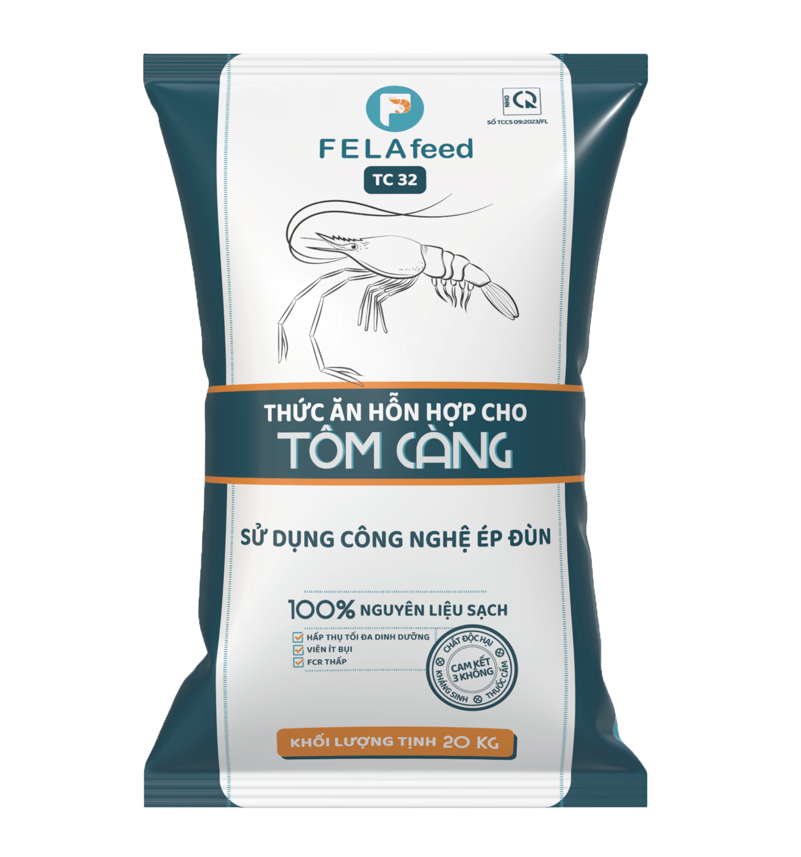 Thức ăn hỗn hợp cho Tôm Thẻ A
